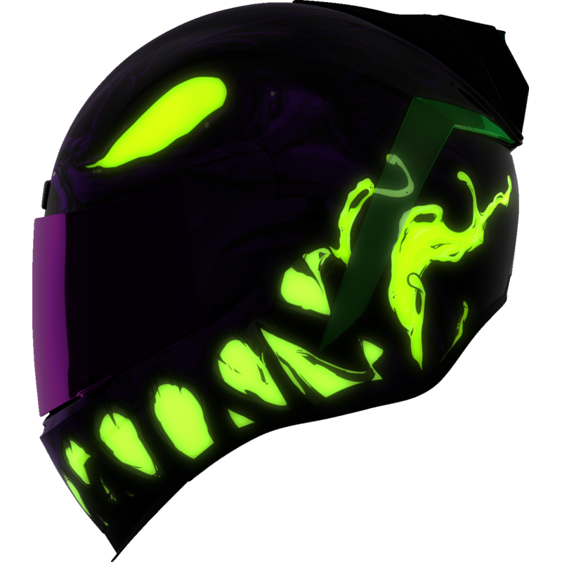 ICON HELMET AIRFORM MIPS MANIK'RR Purple Front - Driven Powersports