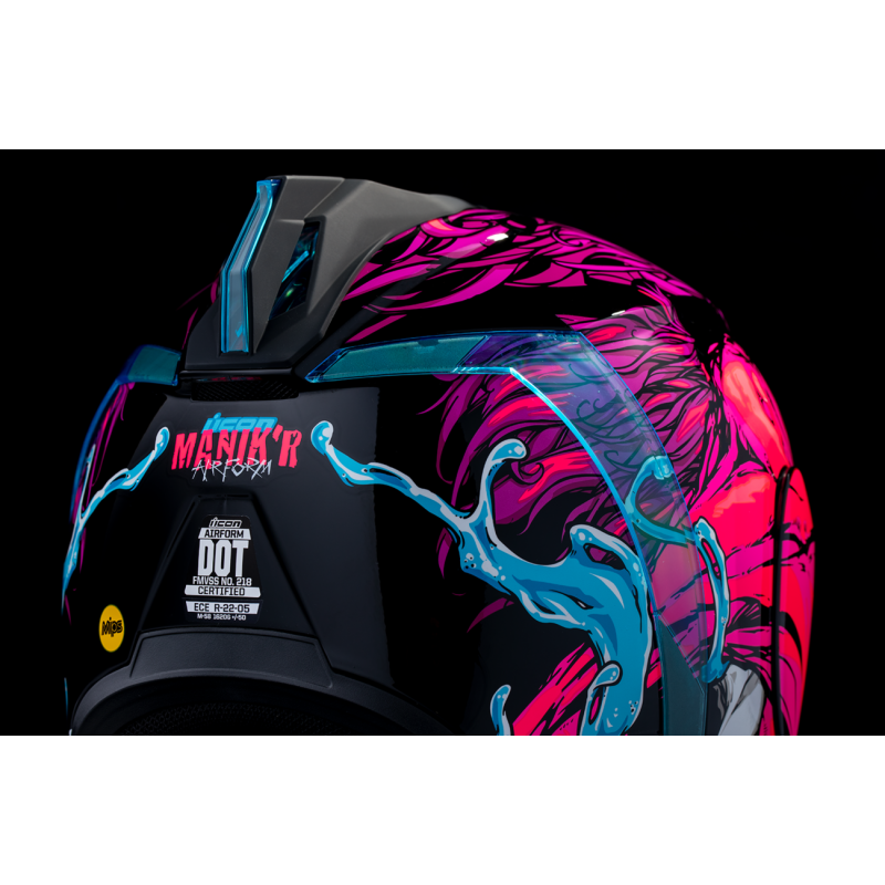 ICON HELMET AIRFORM MIPS MANIK'RR Pink Front - Driven Powersports