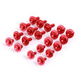 DRC/ZETA/UNIT BOLT SET ALU PLASTIC HON Red - Driven Powersports