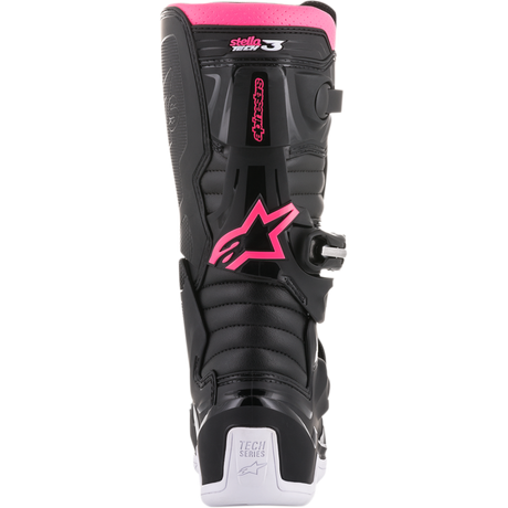 ALPINESTARS BOOT 4W TECH 3 Black/White/Pink Back - Driven Powersports