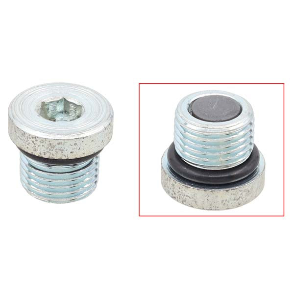 Bronco Magnetic Oil Drain Plug (AT-03E04) - Driven Powersports