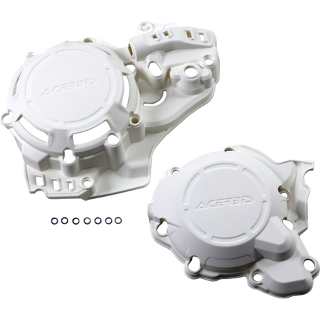 ACERBIS COVER X-PWR KIT K/H (2645510002) White Front - Driven Powersports