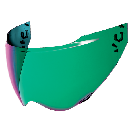 ICON SHIELD DOMAIN Green Front - Driven Powersports