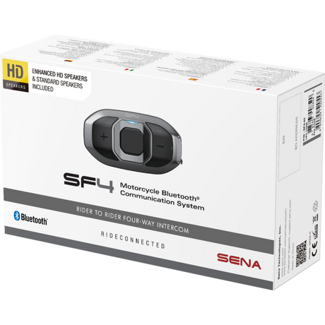SENA SF4 BLUETOOTH COMMUNICATION SYSTEM DUAL SPEAKERS Front - Driven Powersports