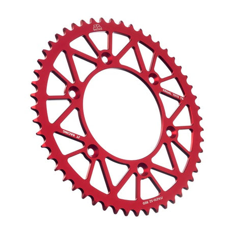 JT 210 Racelite Rear Sprocket (JTA210.52RED) - Driven Powersports