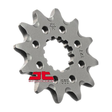 JT 565 Self-Cleaning Steel Front Sprocket (JTF565.12SC) - Driven Powersports