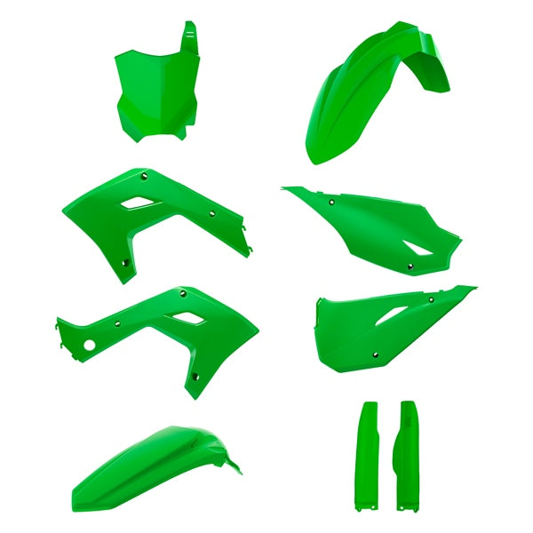 Polisport MX Complete Kit For Kawasaki KX125/KX250/KX250F Green - Driven Powersports