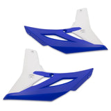 POLISPORT YAMAHA RADIATOR SHROUDS YAM YZ250F 10-1 Blue/White - Driven Powersports