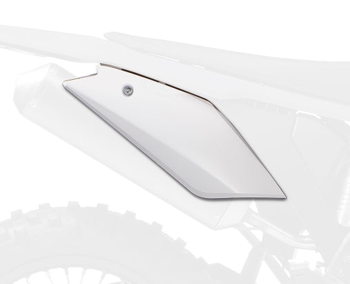 POLISPORT WHITE SIDE PANELS EC125/EC-E125/EC200/EC-E200/EC250/EC-E (8603600001) - Driven Powersports