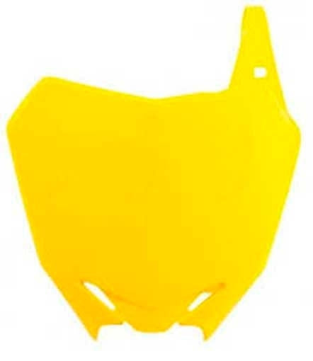 POLISPORT NB.PLATE RMZ250 10/13 RMZ450 09-13 RM01 Yellow - Driven Powersports
