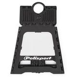POLISPORT FOLDABLE BIKE STAND Black/White - Driven Powersports