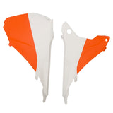 Polisport Airbox Cover For Ktm White/Orange - Driven Powersports