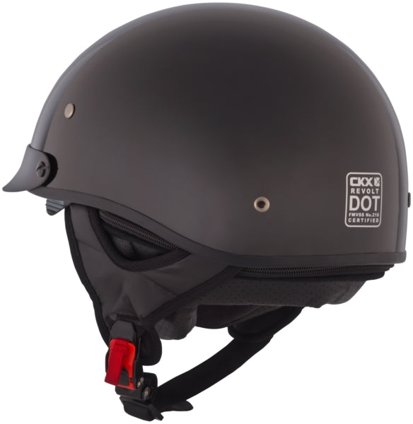 CKX Revolt RSV Half Helmet Solid Black XL - Driven Powersports