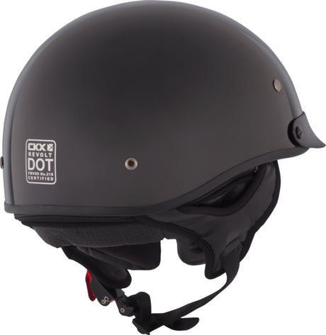 CKX Revolt RSV Half Helmet Solid Black XL - Driven Powersports