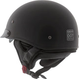 CKX Revolt RSV Half Helmet Solid Matte Black M - Driven Powersports