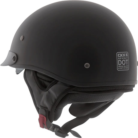 CKX Revolt RSV Half Helmet Solid Matte Black M - Driven Powersports