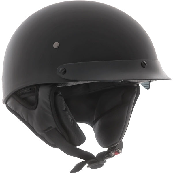CKX Revolt RSV Half Helmet Solid Matte Black M - Driven Powersports