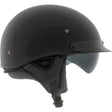CKX Revolt RSV Half Helmet Solid Matte Black M - Driven Powersports