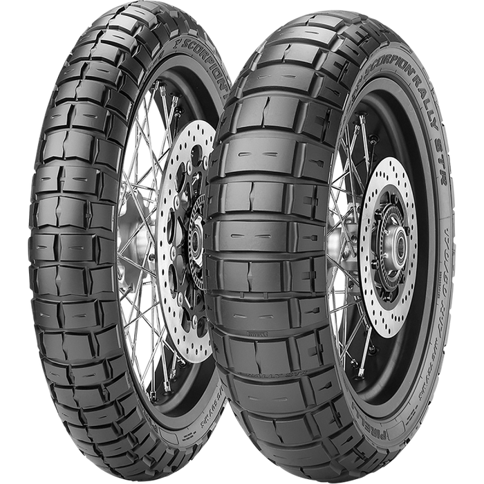 PIRELLI 110/80R18 58H SCORPION RALLY STREET M+S FRONT Front - Driven Powersports