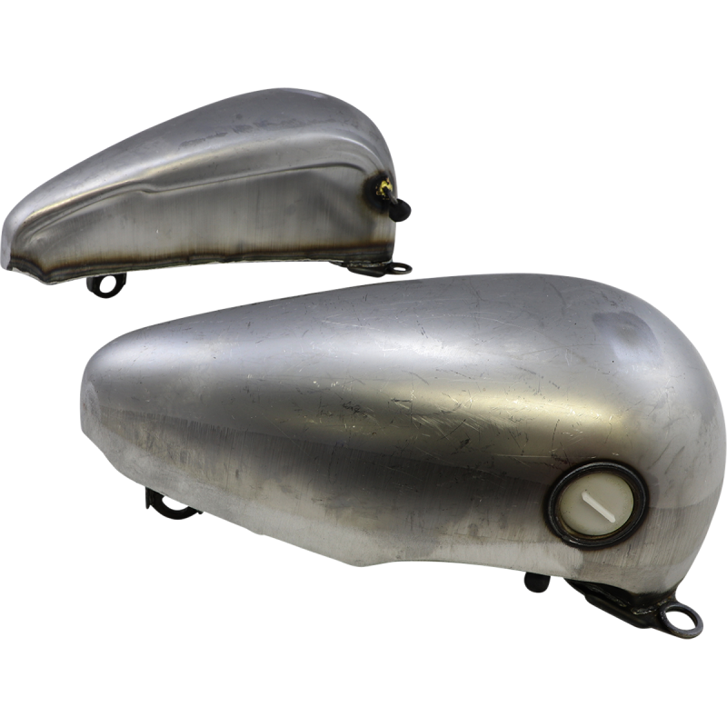 DRAG SPECIALTIES 3.5 GAL 84-99 FXST FATBOB TANKS SCR/CAPS Front - Driven Powersports