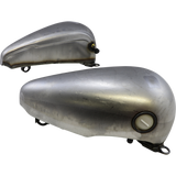 DRAG SPECIALTIES 3.5 GAL 84-99 FXST FATBOB TANKS SCR/CAPS Front - Driven Powersports