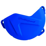 Polisport Clutch Cover Protector For Yamaha WR250F/YZ250F/YZ250FX Blue - Driven Powersports