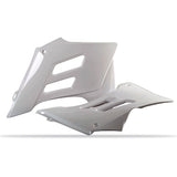 Polisport Radiator Scoop White - Driven Powersports