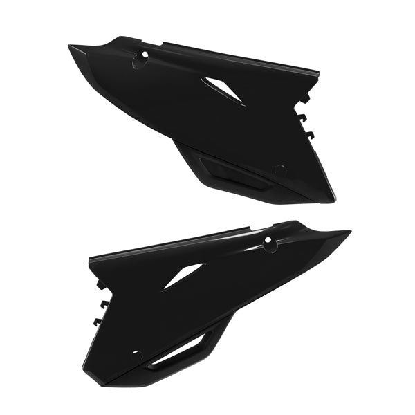 Polisport Side Panels For Honda CR125R Black - Driven Powersports