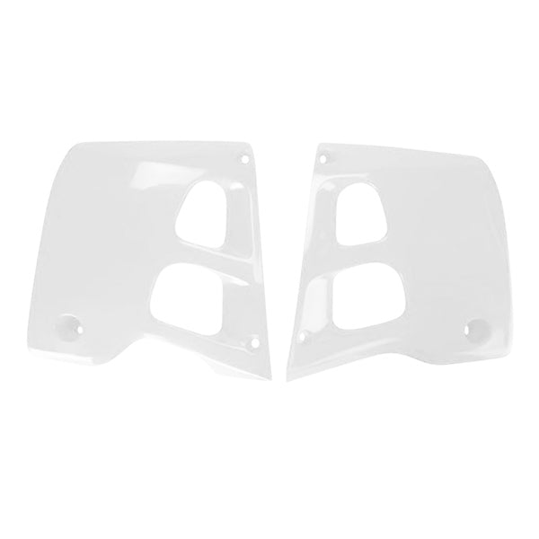 POLISPORT WHITE RADIATOR SCOOPS CR125 (91-92) CR250 (90-91) White - Driven Powersports