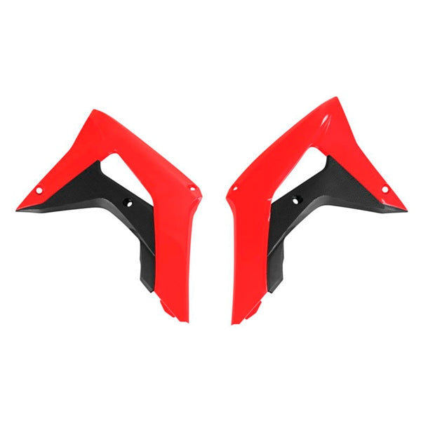 POLISPORT RED RADIATOR SCOOP CRF250 RX (19-20) CRF450 RX (17-19) Red - Driven Powersports