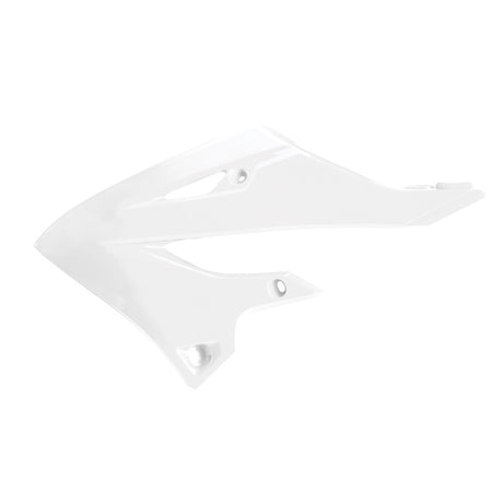Polisport Radiator Scoop For Yamaha YZ125/YZ125X/YZ250/YZ250X White - Driven Powersports