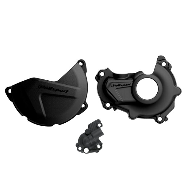 Polisport Clutch Kit & Inginition Cover Protector For Yamaha YZ450F - Driven Powersports