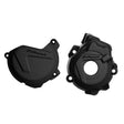 POLISPORT BLACK CLUTCH/IGNITION COVER PROT KIT (90970) - Driven Powersports