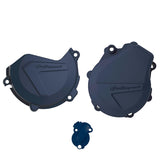 POLISPORT BLUE CLUTCH/IGNITION COVER PROT KIT (90993) - Driven Powersports