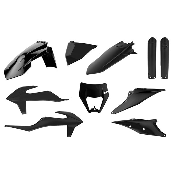 Polisport MX Complete Kit For Ktm Black - Driven Powersports