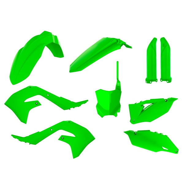 Polisport MX Complete Kit For Kawasaki KX250/KX450 Lime - Driven Powersports