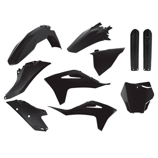 Polisport MX Complete Kit For Gas Gas Black - Driven Powersports