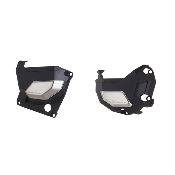 POLISPORT ENGINE COVER PROTEC KAWA Black - Driven Powersports