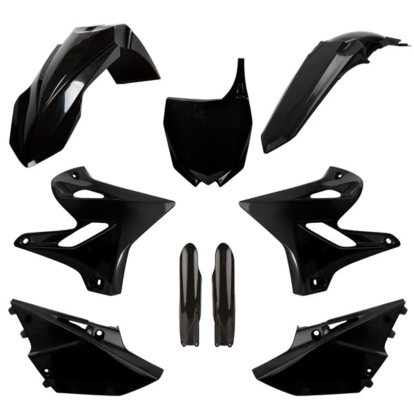 POLISPORT PLASTIC KIT COMP YAM Black - Driven Powersports