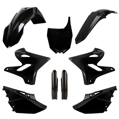 POLISPORT PLASTIC KIT COMP YAM Black - Driven Powersports