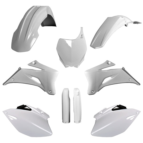 POLISPORT PLASTIC KIT COMP YAM White - Driven Powersports