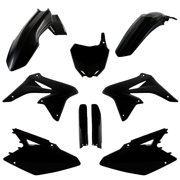 POLISPORT PLASTIC KIT COMP SUZ Black - Driven Powersports