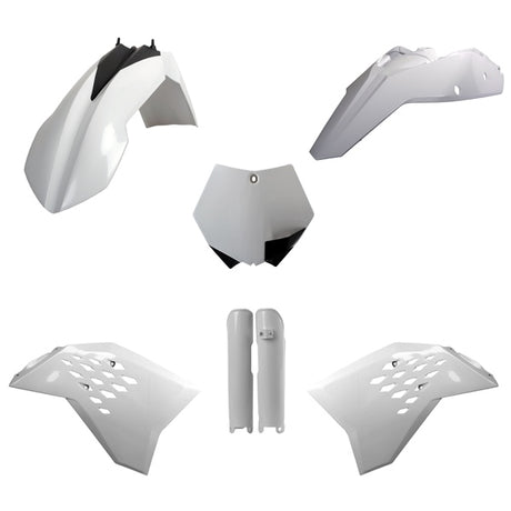 Polisport MX Complete Kit For Ktm 125 SX, 250 SX/Sx-f, 450 Sx-f White - Driven Powersports