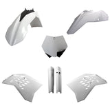 POLISPORT PLASTIC KIT COMP KTM White - Driven Powersports