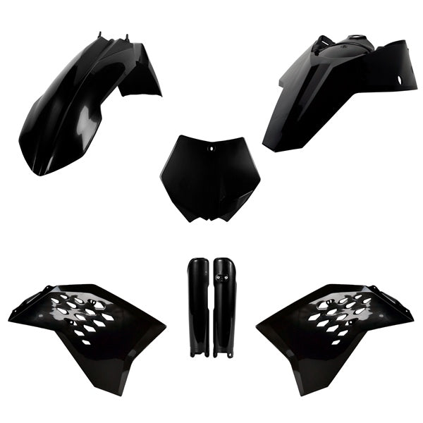 Polisport MX Complete Kit For Ktm 125 SX, 250 SX/Sx-f, 450 Sx-f Black - Driven Powersports