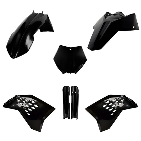 Polisport MX Complete Kit For Ktm 125 SX, 250 SX/Sx-f, 450 Sx-f Black - Driven Powersports