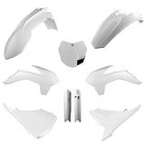 POLISPORT PLASTIC KIT COMP KTM White - Driven Powersports