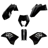 POLISPORT PLASTIC KIT COMP KTM Black - Driven Powersports