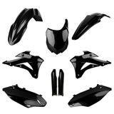 POLISPORT PLASTIC KIT COMP KAWA Black - Driven Powersports