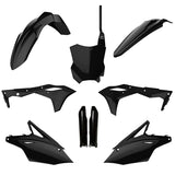 POLISPORT PLASTIC KIT COMP KAWA Black - Driven Powersports